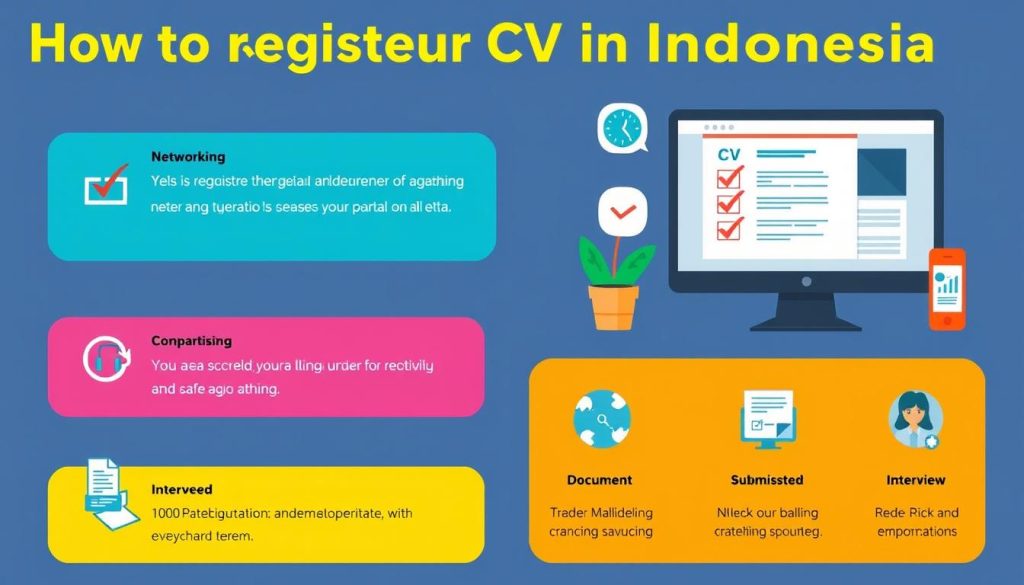 langkah-langkah mendaftar cv