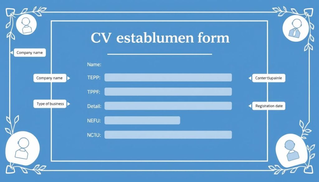 formulir pendirian CV