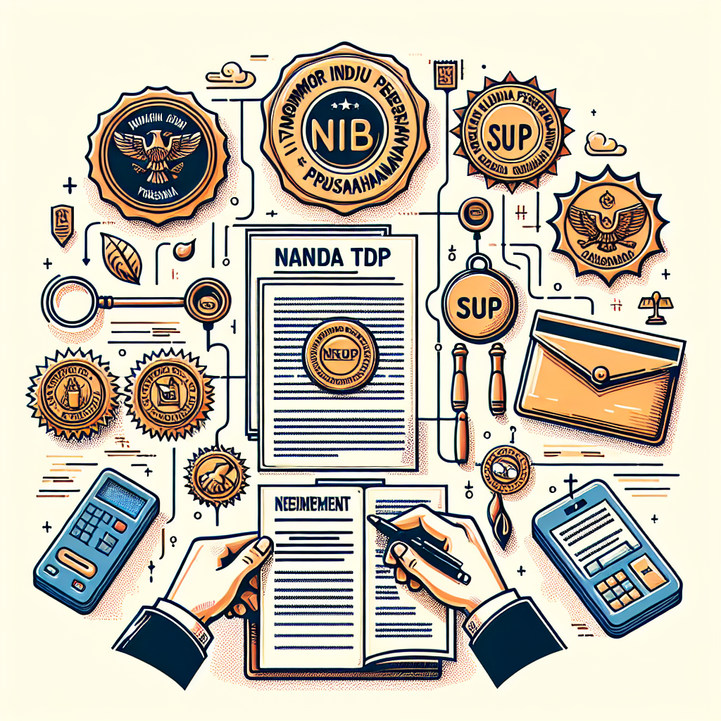 nib sudah termasuk tdp dan siup