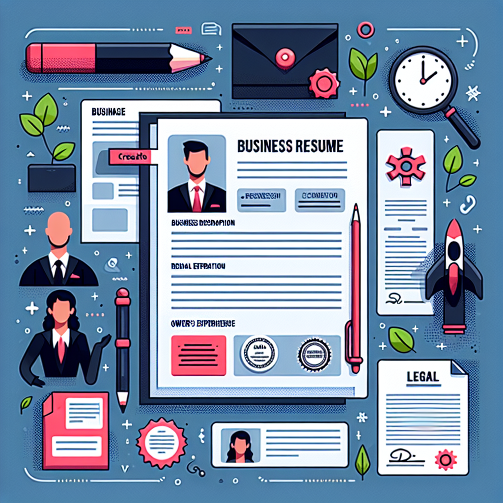cara membuat cv usaha