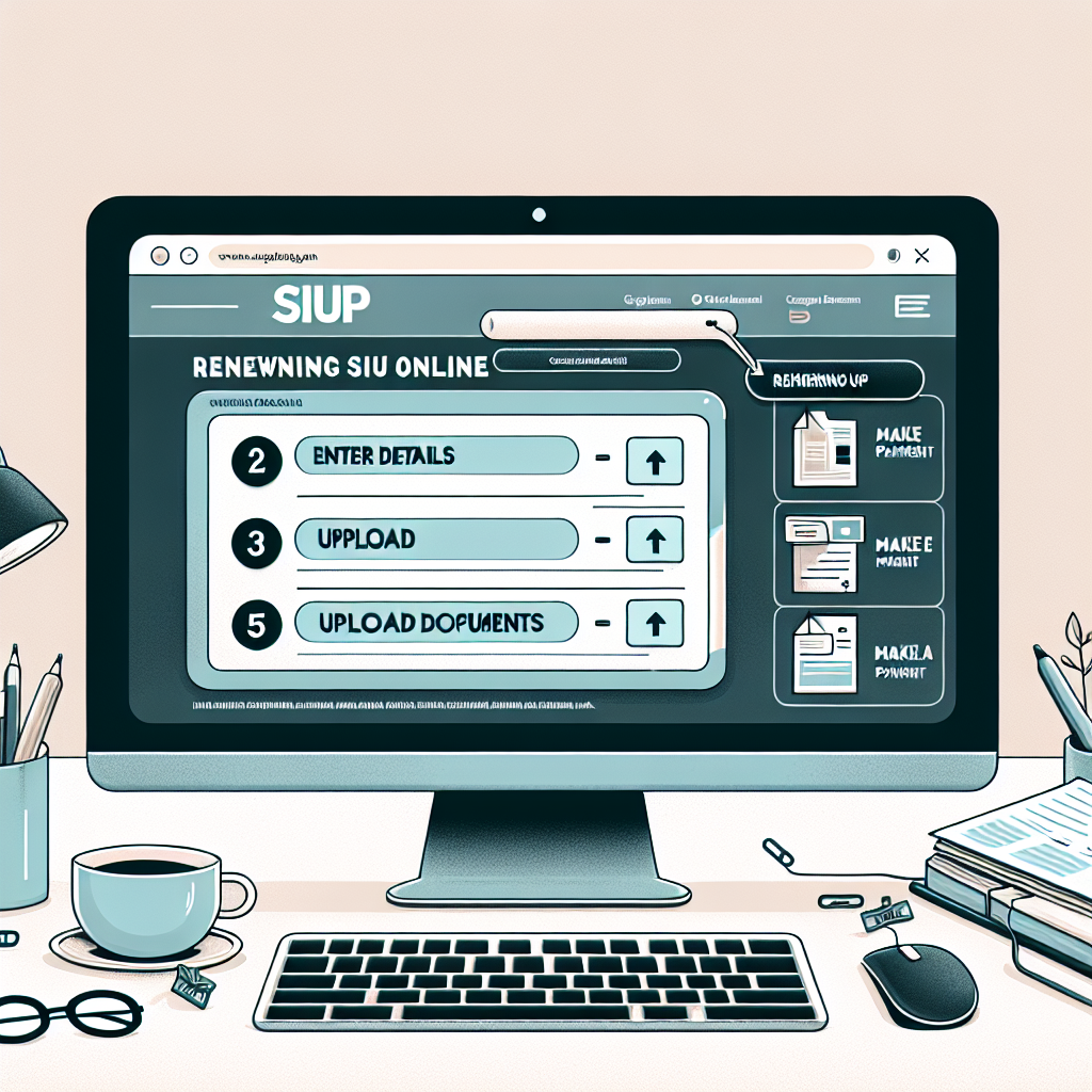 cara memperpanjang siup online